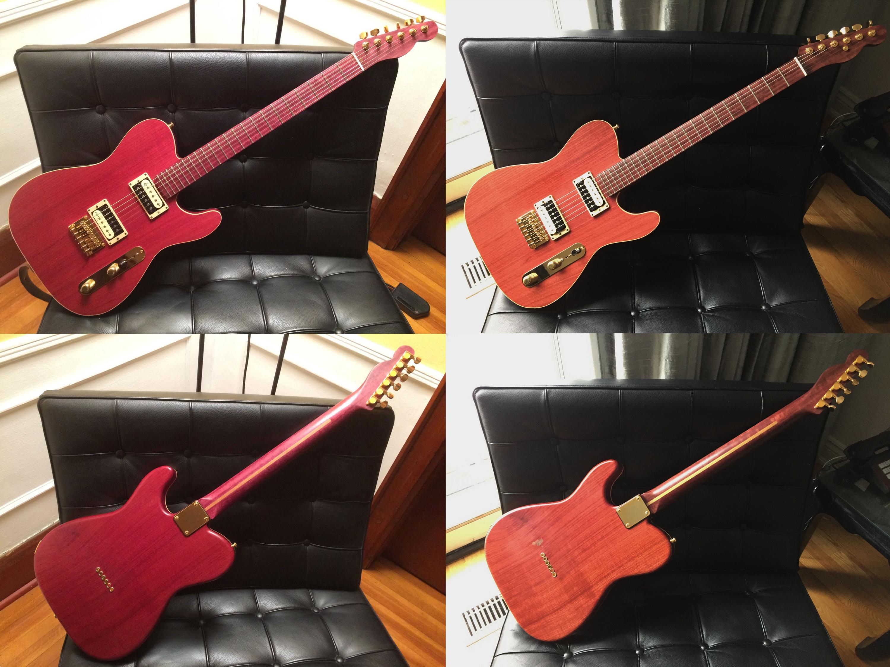 Gary Zimnicki - 1925 L-5 Derivative Archtop [Sitka Spruce | Red Maple]-purpleheart-tele-time-lapse-jpg